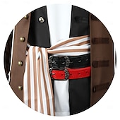 economico Costumi da uomo-Costumi da pirata Jack Sparrow Costume Cosplay Ali Cosplay for Per uomo Adulti Mascherata Feste