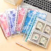 Χαμηλού Κόστους Notebooks &amp; Planners-Κιτ κλασέρ πρόκλησης εξοικονόμησης χρημάτων με 100 φακέλους  &amp; ιχνηλάτης βιβλίο πρόκληση εξοικονόμησης χρημάτων βιβλίο προϋπολογισμού σχεδιασμού για τον προϋπολογισμό