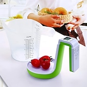 cheap Kitchen Appliances-Digital kitchen Electronic Measuring Cup Scale Household Jug Scales with LCD Display Temp Measurement