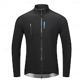 cheap Men&#039;s Jackets &amp; Gilets-WOSAWE Men&#039;s Cycling Jacket Windbreaker Cycling Jersey Windproof Breathable Reflective Strips YKK Zipper Bike Jacket Tracksuit Mountain Bike MTB Road Bike Cycling City Bike Cycling Black Blue Purple