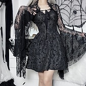 economico Vestiti-Retrò Vintage Gothic Lolita Mascherata Scialli Ragazza gotica Pizzo Costume Per donna Fantasia Stile Steampunk Mascherata Festa / Sera Adulti Scialle