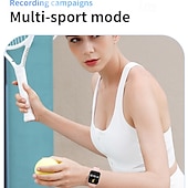 abordables Montres connectées-iMosi HD15 Montre intelligente 1.75 pouce Smartwatch Montre Connectée Bluetooth Podomètre Rappel d&#039;Appel Moniteur d&#039;Activité Compatible avec Android iOS Femme Hommes Mode Mains-Libres Imperméable
