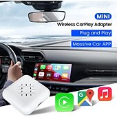 abordables adaptadores carplay-Carlinkit CPC200-U2W Mini2 No aparece la pantalla (salida por APP) 1 Din iOS Carplay inalámbrico Conecte y Utilice para Universal Magotan