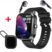 abordables Pulseras inteligentes-696 D8PRO Reloj inteligente 2.01 pulgada Pulsera inteligente Bluetooth Podómetro Recordatorio de Llamadas Seguimiento del Sueño Compatible con Android iOS Hombre Llamadas con Manos Libres