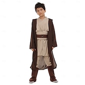 halpa Poikien puvut-Obi-Wan Kenobi Anakin Skywalker Jedi ritari Cosplay-Asut Asut Elokuva / TV teeman puvut Poikien Lasten Juhlat Naamiaiset Helppo karnevaaliasu