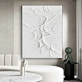 voordelige Schilderijen van landschappen-3d wit olieverfschilderij met de hand geschilderd olieverfschilderij met dikke textuur beige wit schilderij op canvas abstract getextureerd olieverfschilderij voor muurkunst schilderij voor woonkamer