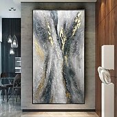 preiswerte Stillleben-Gemälde-handgefertigte abstrakte Goldgemälde auf Leinwand reichhaltiges handgemaltes strukturiertes Acrylgemälde moderne Wandkunst Ölgemälde handgemaltes Kunstwerk Gemälde für Wohnzimmer Schlafzimmer