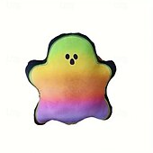 お買い得  装飾用クッションカバー-ハロウィーンの光るカボチャのゴーストのぬいぐるみ枕、お祝いや楽しい家の装飾