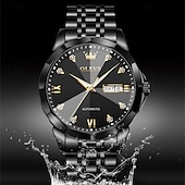 cheap Mechanical Watches-New Olevs Olevs Brand Fashion Trend Men&#039;S Business Watch Decorative Luminous Calendar Week Display Automatic Mechanical Watch Leisure Waterproof Sports Watch