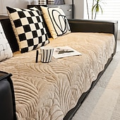 baratos Cobertura de Sofa-capa de sofá de chenille para todas as estações - tecido macio e durável para conforto durante todo o ano - design elegante que valoriza qualquer ambiente - protege seu sofá de respingos, manchas e