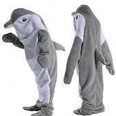 olcso párok halloween jelmezei-párok delfin halloween csoport családi jelmezek hálózsák gyerek felnőtt unisex vicces jelmez buli otthoni viselet halloween karnevál egyszerű halloween jelmezek