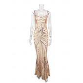 levne oblečení-Retro Řvoucí 20s 20. léta 20. století Bubenové šaty Cosplay kostým Úbory Velký Gatsby Svatební host Flitry Maškarní kostým Dámské Vánoce předvečer Všech svatých Karneval předvečer Všech svatých