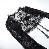 economico Vestiti-Retrò Vintage Gothic Lolita Mascherata Scialli Ragazza gotica Pizzo Costume Per donna Fantasia Stile Steampunk Mascherata Festa / Sera Adulti Scialle