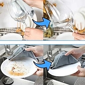 cheap Cleaning Supplies-5/10/20pcs Streak-Free Miracle Cleaning Cloths - Reusable Super Absorbent, Lint-Free, Reusable &amp; Chemical-Free for All Surfaces