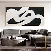 preiswerte Landschaftsgemälde-Ölgemälde handgemachtes balck abstraktes Ölgemälde beige Wabi Sabi Ölgemälde handgemalte Wandkunst schwarz beige abstraktes Gemälde große Wandkunst strukturiertes Leinwandgemälde neutrales