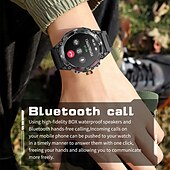 baratos Smartwatch-iMosi Y8 Relógio inteligente 1.43 polegada Relógio inteligente Bluetooth Podômetro Aviso de Chamada Monitor de Atividade Compatível com Android iOS Masculino satélite Suspensão Longa Chamadas com Mão