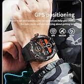 baratos Smartwatch-iMosi Y8 Relógio inteligente 1.43 polegada Relógio inteligente Bluetooth Podômetro Aviso de Chamada Monitor de Atividade Compatível com Android iOS Masculino satélite Suspensão Longa Chamadas com Mão