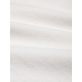 baratos Camisas Elite Masculinas-Homens Branco Manga Longa Gola Dobrada Verão Primavera &amp; Outono Roupa