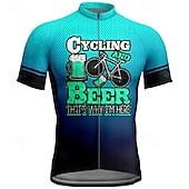 levne Pánské dresy-Pánské Cyklodres Krátký rukáv Kolo Tričko Dres se 3 zadními kapsami Horská cyklistika Prodyšné Rychleschnoucí Anatomický design Odvod Červená Modrá Fialová Spád Sportovní Oblečení