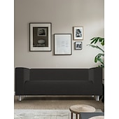economico Copridivano-Copertura per divano 100% cotone borgogna coperture quilted in tinta unita