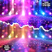 cheap Blacklight Tapestries-Blacklight Tapestry UV Reactive Glow in the Dark Glow Party Neon Party Ideas Hanging Tapestry Wall Art Mural for Living Room Bedroom
