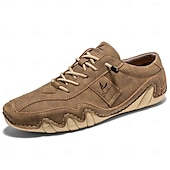 cheap Men&#039;s Sneakers-Men&#039;s Green Casual Faux Leather Sneakers with Unique Stitching and Lace-Up Design, Comfortable and Stylish for Everyday Wear