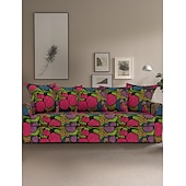 baratos Cobertura de Sofa-Capa de Sofá Floral 100% Algodão com Almofada de Algodão