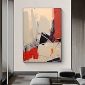 billiga Landskapsmålningar-handmålad oljemålning beige guldmålning brun wabi sabi konstverk texturerad oljemålning beige oljemålning brun abstrakt oljemålning canvaskonst modern horisontell dekor konst