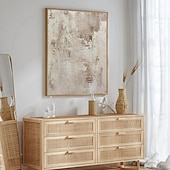billiga Stilleben-abstrakt oljemålning handmålad beige brun och grön målning handgjord brun wabi sabi konstverk oljemålning handmålad texturerad oljemålning beige oljemålning abstrakt canvaskonst modern inredning