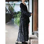 preiswerte Kleider-Retro Vintage Mittelalterlich Kleid Einfarbig Damen Maskerade Party / Abend Erwachsene Kleid