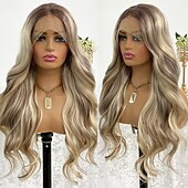 economico Parrucche lace front capelli veri-Capelli umani di Remy 13x6 Pizzo Frontale 13x4 Pizzo Frontale Frontale in pizzo 4x4 Parrucca Parte laterale Parte di mezzo Parte libera Brasiliano Ondulato naturale Ondulato Grigio scuro Multicolore