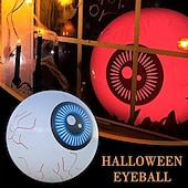 economico Luci di Halloween-1 pz 40 cm Halloween gonfiabile palloncino bulbo oculare luce con telecomando, palloncino lampeggiante a led 16 colori regolabili per piscina interna ed esterna Halloween atmosfera inquietante decorazione luce