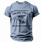  Camiseta Gráfica Engraçada de Capivara Masculina Piada sobre Fumaça Cheirosa