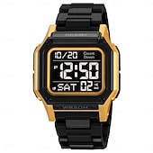 abordables Relojes digitales-SKMEI Hombre Reloj Digital Al Aire Libre Deportes Moda Reloj de Muñeca Luminoso Cronómetro Despertador cuenta regresiva TPU Reloj
