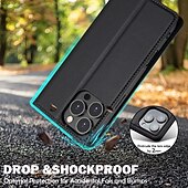 levne Pouzdra pro iPhone-telefon Carcasă Pro iPhone 16 Pro Max Plus iPhone 15 Pro Max Plus iPhone 14 13 12 11 Pro Max Plus Mini SE Zadní kryt Pouzdro na peněženku se stojánkem Slot pro kartu Nárazuvzdorné Retro TPU PU kůže