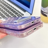 abordables Coques iPhone-téléphone Coque Pour iPhone 16 Pro Max Plus iPhone 15 14 Pro Max Plus iPhone 13 Pro Max Coque Arriere Avec Support Protecteur d&#039;objectif de caméra Antichoc Placage PC