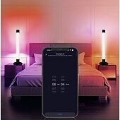 cheap Smart Lights-LED Smart Light Tuya WiFi Intelligent Smart Light Bar – Ambient Lighting with App Voice Control, IR Remote Control, Ideal for Computer, Bedroom, and TV
