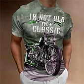 levne Vintage trička-Pánské Grafika Motor Tričko Motocyklové tričko Krátký rukáv tričko 3D tisk Tričkový Košile Vinobraní Módní Designové Venkovní Denní Sport 1 2 3 Jaro léto Oblečení S M L XL 2XL 3XL