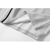cheap Men&#039;s Jackets &amp; Coats-Men&#039;s Shirt Jacket Transition Jacket Daily Breathable Pocket All Seasons Plain Classic Lapel Regular Waffle Fabric Black White Royal Blue Khaki Light Grey Jacket