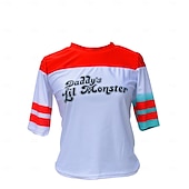 abordables Disfraces para parejas y grupos-Disfraces de harley quinn, conjunto de 13 piezas, joker 2, escuadrón suicida, disfraz de payaso, trajes con pelucas, accesorios bordados, película para niñas, cosplay, halloween, carnaval, fiesta de actuación