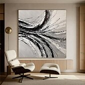 abordables Peintures paysages-Peinture à l&#039;huile colorée 3D faite à la main sur toile, grand couteau à palette texturé abstrait peint à la main, peinture à l&#039;huile boho, art mural personnalisé, œuvre minimaliste contemporaine pour