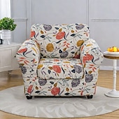 economico Copridivano-copripoltrona elasticizzato floreale copripoltrona elastico con motivo floreale per una vestibilità elegante e sicura ideale per proteggere e rinfrescare la tua poltrona