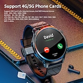 Χαμηλού Κόστους Smartwatch-LOKMAT APPLLP 8 PRO Εξυπνο ρολόι 1.85 inch Smart Phone Watch 4G LTE 3G 4G Bluetooth Βηματόμετρο Υπενθύμιση Κλήσης Παρακολούθηση Ύπνου Συμβατό με Μηδενικό Γυναικεία Άντρες GPS Κλήσεις Hands-Free