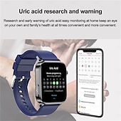 Недорогие Смарт-часы-TK15 Умные Часы Reloj Здоровье Фитнес Трекер Умные Часы Водонепроницаемые HD Дисплей BT Звонки С Монитором Сна Умные Часы