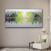 cheap Landscape Paintings-Mintura Handmade Texture Landscape Oil Paintings On Canvas Wall Art Decoration Modern Abstract Picture For Home Decor Rolled Frameless Unstretched Painting