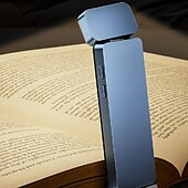 abordables Fournitures de bureau-lampe de lecture rechargeable lampe de lecture pour lecture lampe de marque-page à LED à pince avec 3 couleurs de lumière
