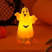 cheap Hallowen Prop Lighting-Halloween Decorations Lighted Ghost LED Electronic Candle Lights Glow Ghost Spooky Atmosphere Decor Props 4/8/16PCS