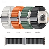economico Cinturini per Apple Watch-Corda intrecciata fatta a mano Compatibile con Cinturino dell&#039;Apple Watch 38mm 40mm 41mm 42mm 44mm 45mm 49mm Intrecciato Chiusura in metallo Regolabili Nylon Cinturino di ricambio per iwatch Ultra 2