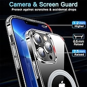 お買い得  iPhone用ケース-電話 ケース 用途 iPhone 16 Pro Max プラス iPhone 15 14 Pro Max Plus iPhone 13 Pro Max バックカバー ワイヤレス充電をサポート 耐衝撃 TPU PC