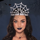 economico Accessori-Regina ragnatela Halloween Tiara Costume Sexy Travestirsi Adulti Per donna Halloween Carnevale Costumi di Halloween facili Vestirsi
